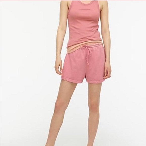 J. Crew Pants - NWT J. Crew Magic Rinse Drawstring Casual Cotton Shorts - Size Small - Pink